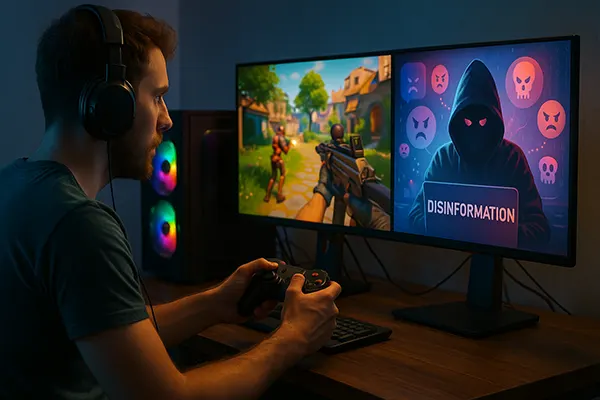 Gaming Desinformation Symbolik